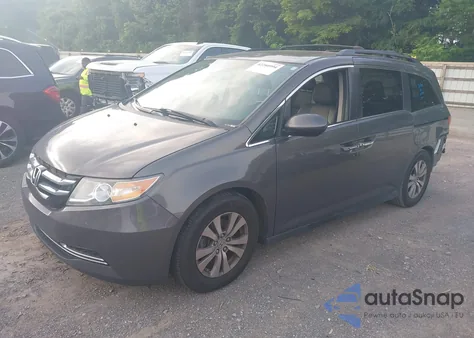 2017 Honda Odyssey Ex-L из США, поврежденный, VIN 5FNRL5H62HB012491